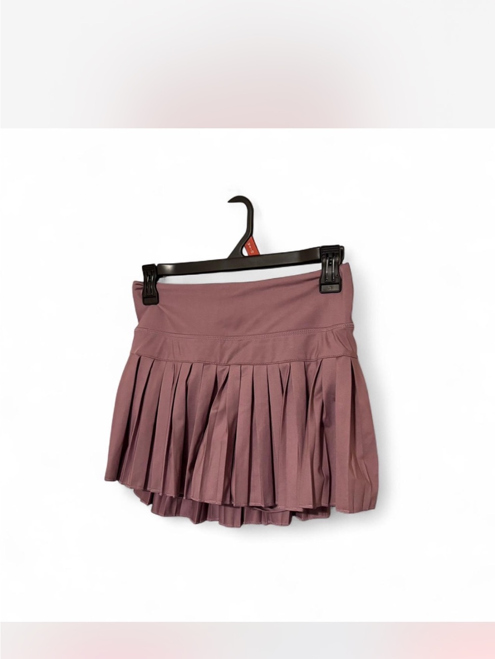 Goldhinge Pleated Performance Tennis Skirt - Dusty Rose